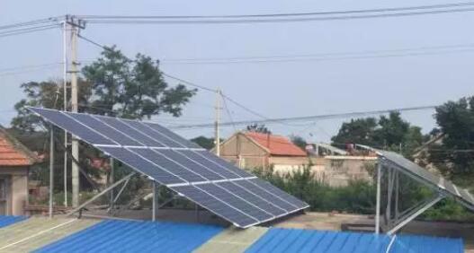 光伏陣列前后的開放空間表